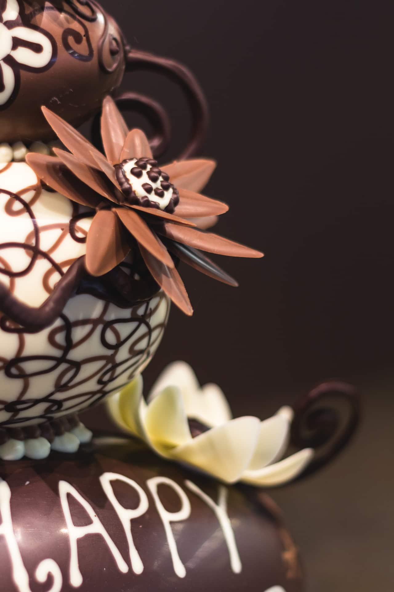 Chocolate Easter Egg Sculpture graphics