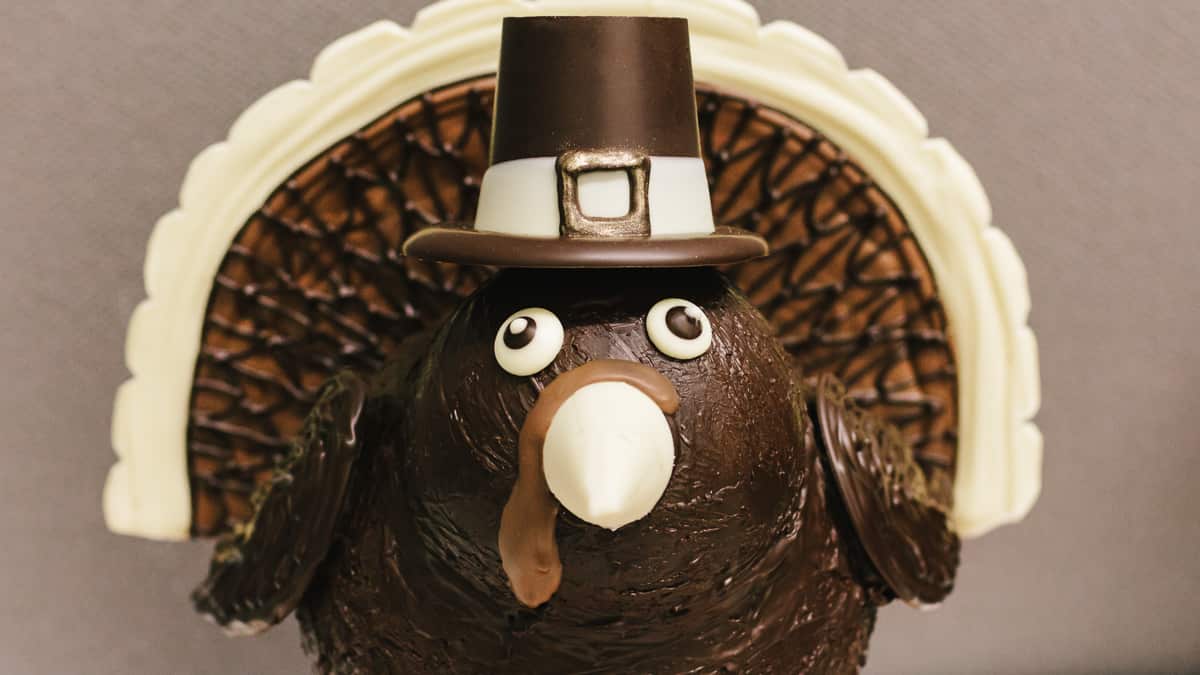 Gobble, Gobble Up This Delicious Chocolate Turkey graphics