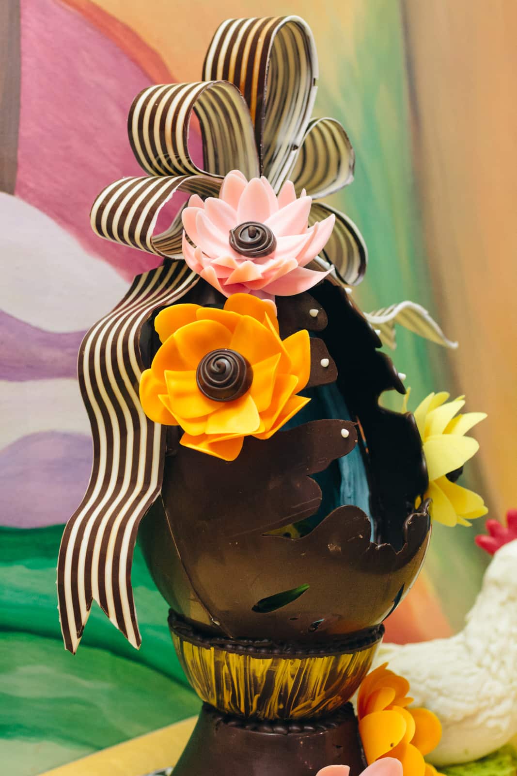 A Springtime Chocolate Sculpture graphics