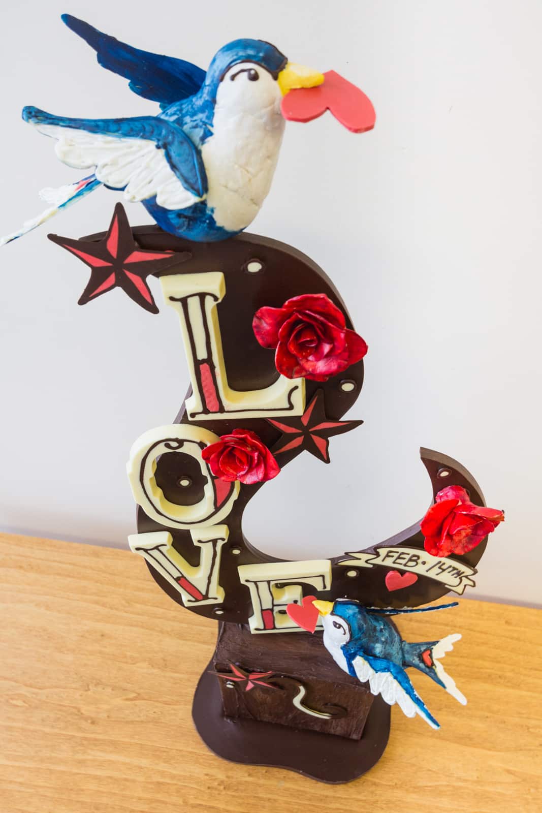 Sailor Jerry Valentine Sculpture graphics