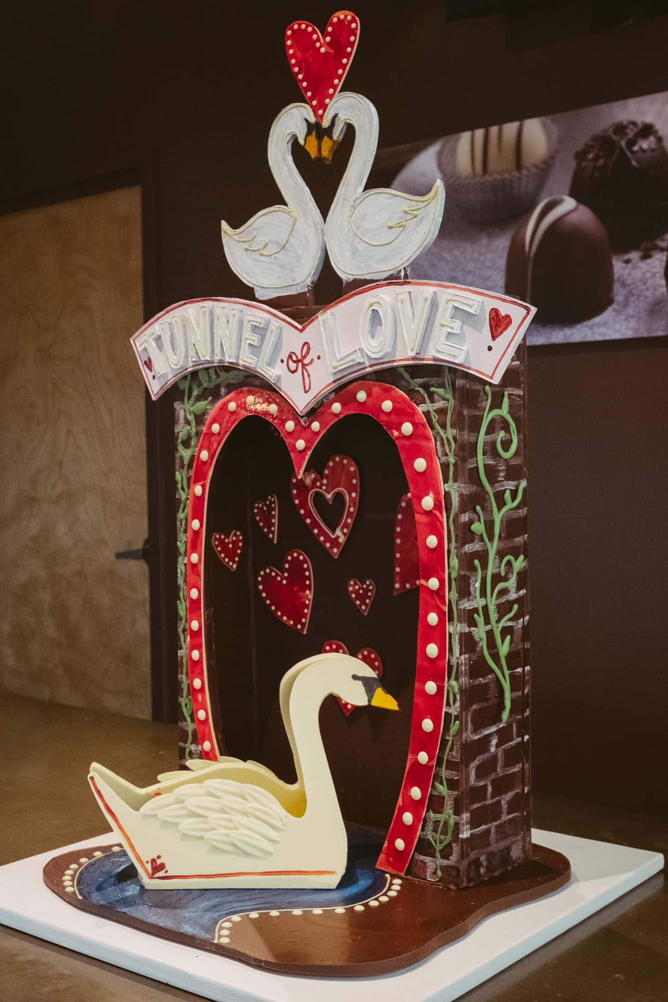 Tunnel of Love chocolate sculpture